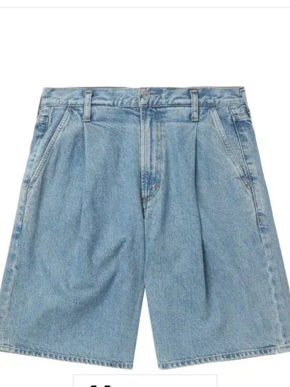 AGOLDE blue Ellis wide-leg shorts shorts size 26